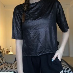 Metallic Crop Top